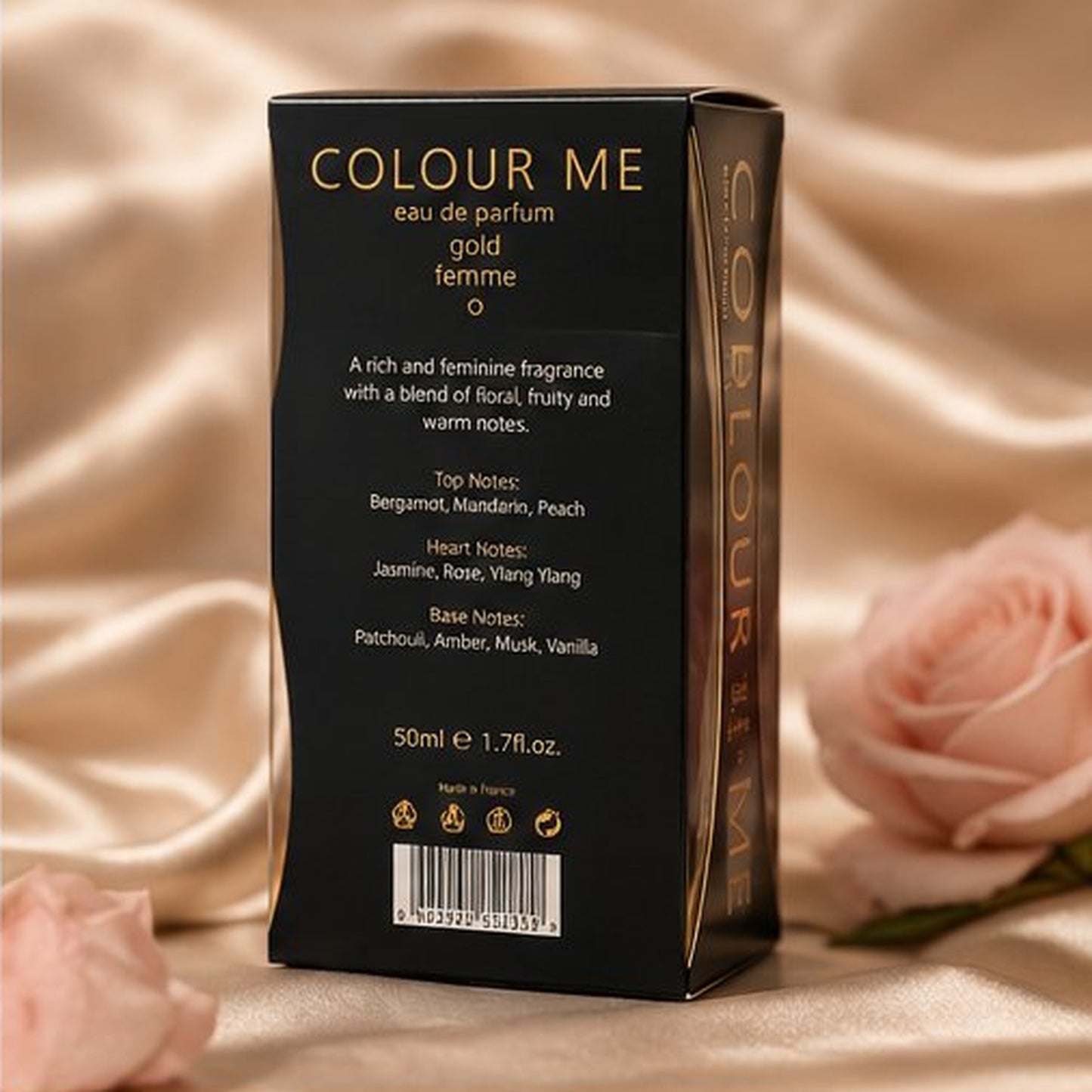 Black perfume box